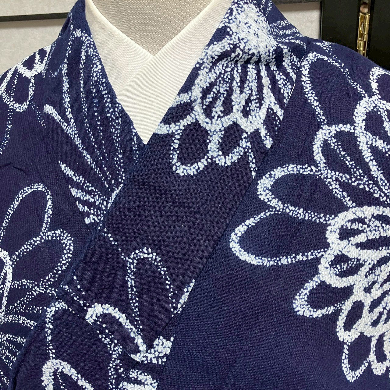 ［9149］浴衣 草花尽し ゆかた レディース 綿 リメイク