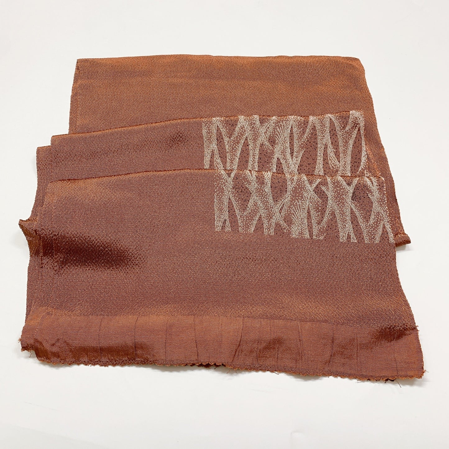 8060# Japanese Kimono Accessory Vintage Obiage and Obijime 2-piece Set Silk