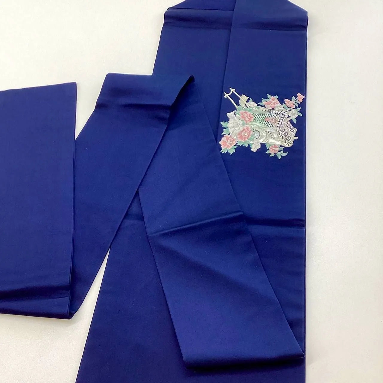 5729# Japanese Vintage Nagoya Obi Belt Kimono Fabric Silk Traditional