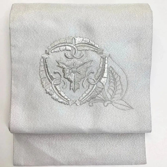 5727# Japanese Vintage Nagoya Obi Belt Kimono Fabric Silk Traditional