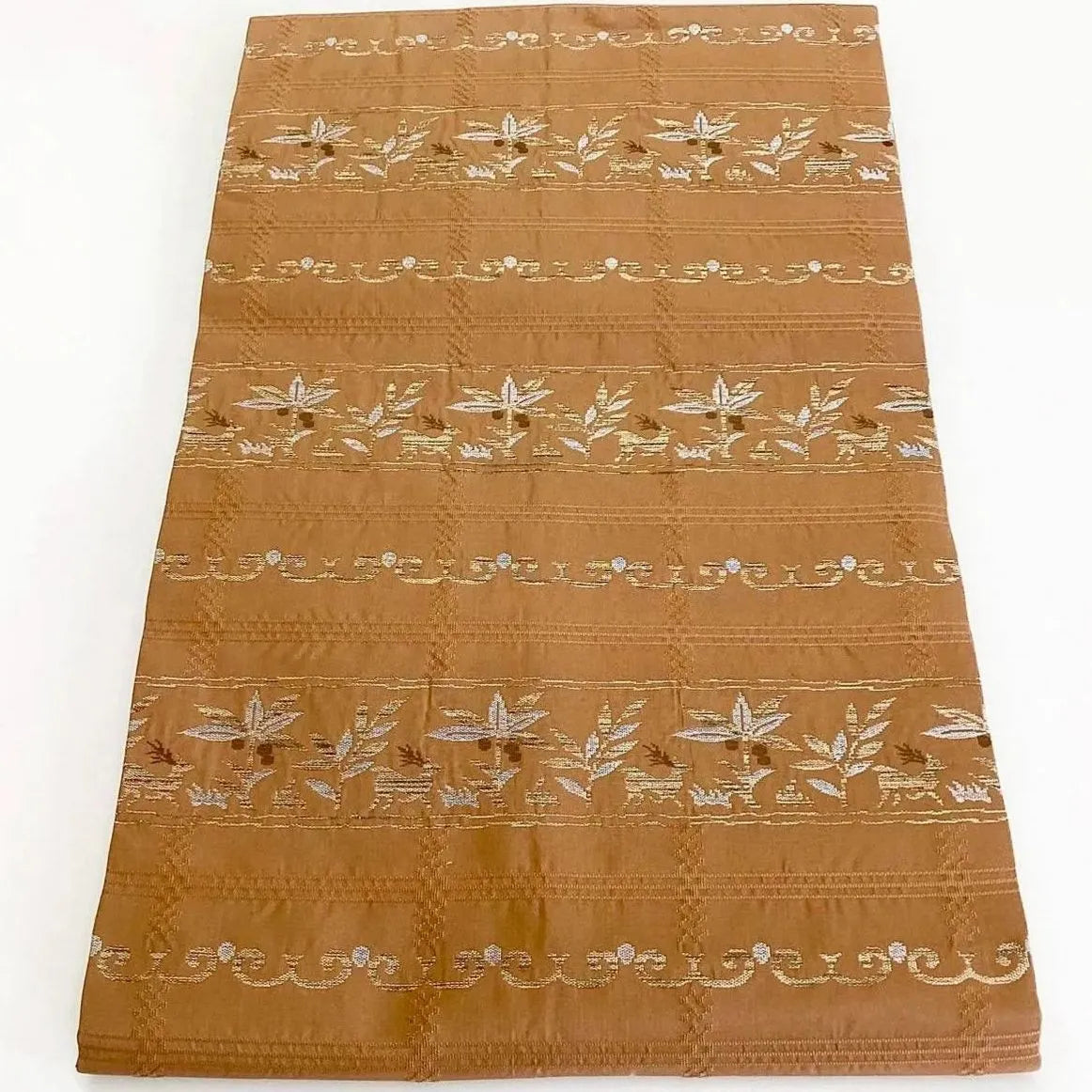 5736# Japanese Vintage Nagoya Obi Belt Kimono Fabric Silk Traditional