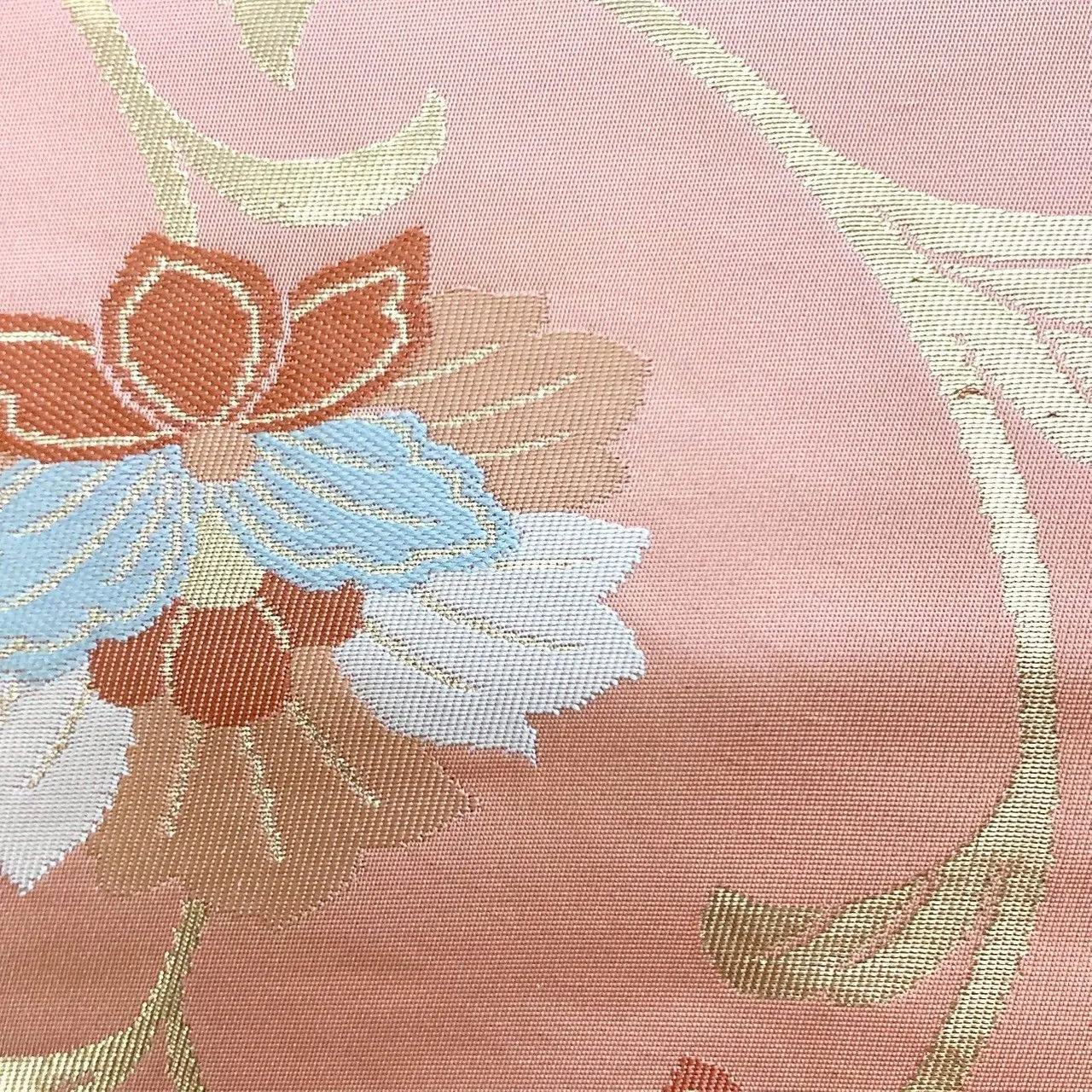 5741# Japanese Vintage Nagoya Obi Belt Kimono Fabric Silk Traditional