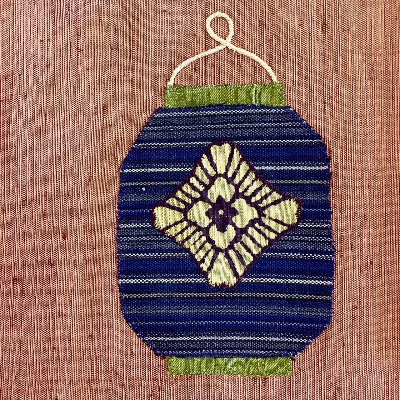 5743# Japanese Vintage Nagoya Obi Belt Kimono Pongee Fabric Silk Traditional