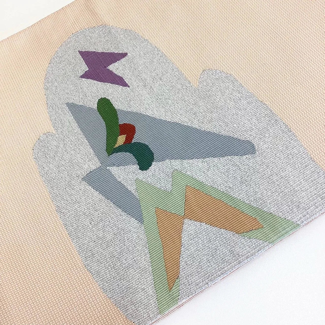 5745# Japanese Vintage Nagoya Obi Belt Kimono Fabric Silk Traditional