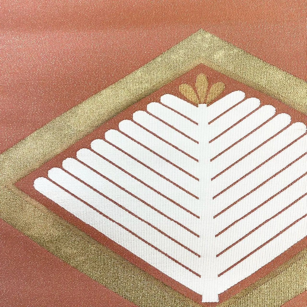 5746# Japanese Vintage Nagoya Obi Belt Kimono Fabric Silk Traditional