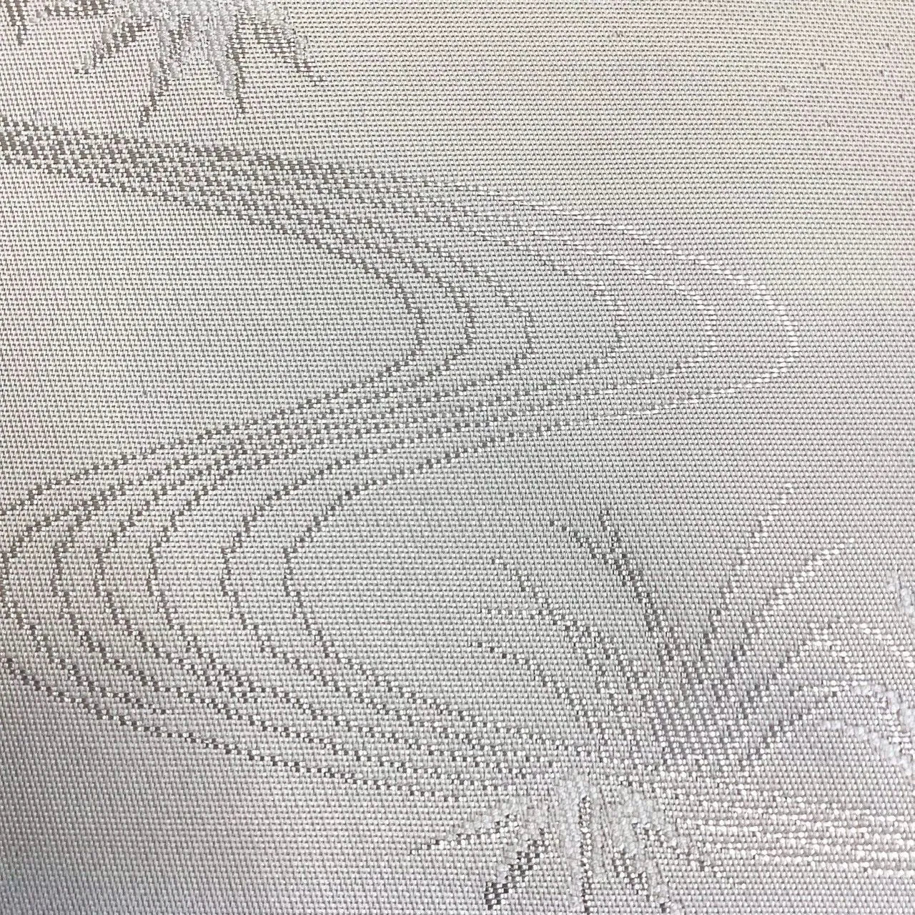 5747# Japanese Vintage Nagoya Obi Belt Kimono Fabric Silk Traditional Silver