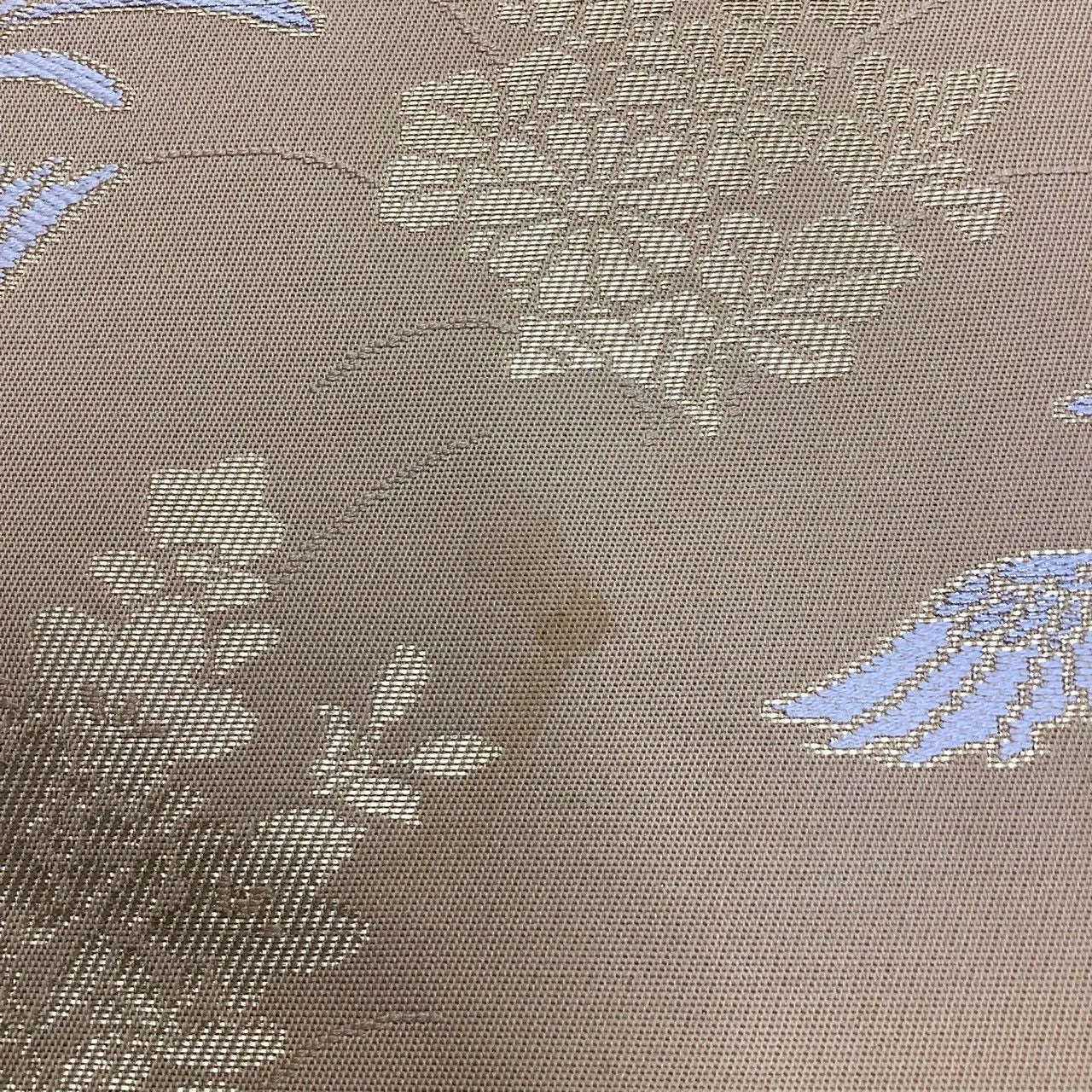 5748# Japanese Vintage Nagoya Obi Belt Kimono Fabric Silk Traditional Gold