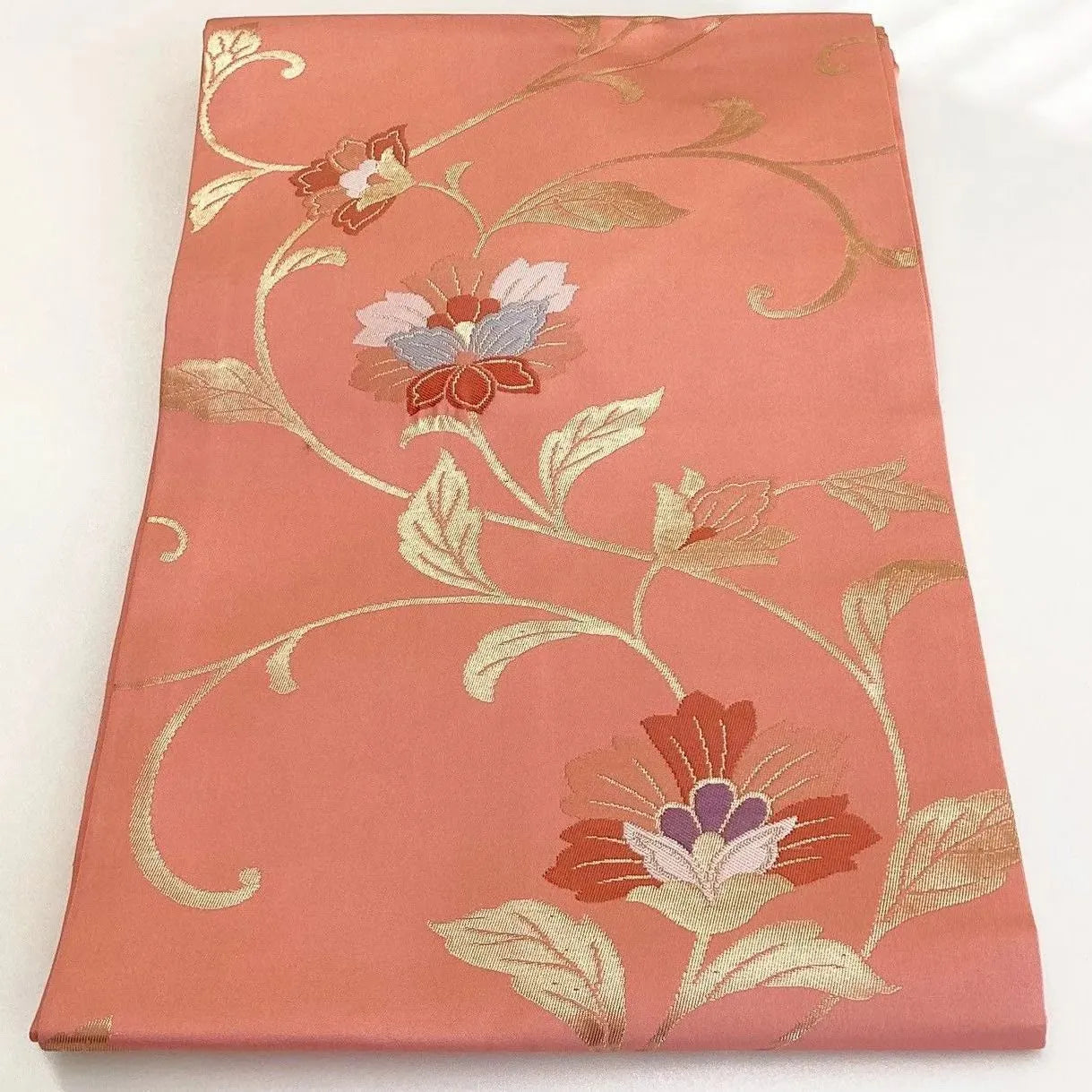 5741# Japanese Vintage Nagoya Obi Belt Kimono Fabric Silk Traditional