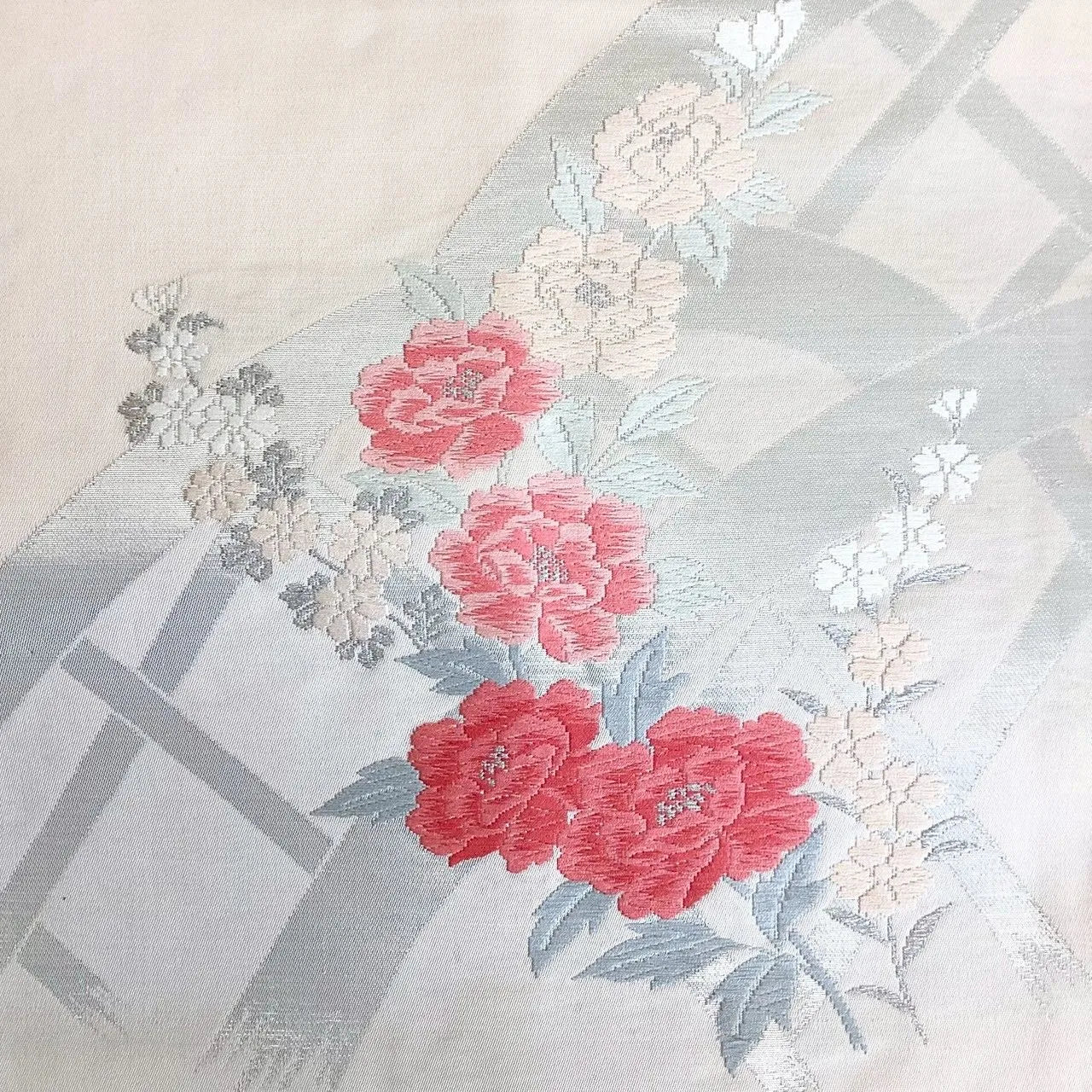 5753# Japanese Vintage Nagoya Obi Belt Kimono Fabric Silk Traditional