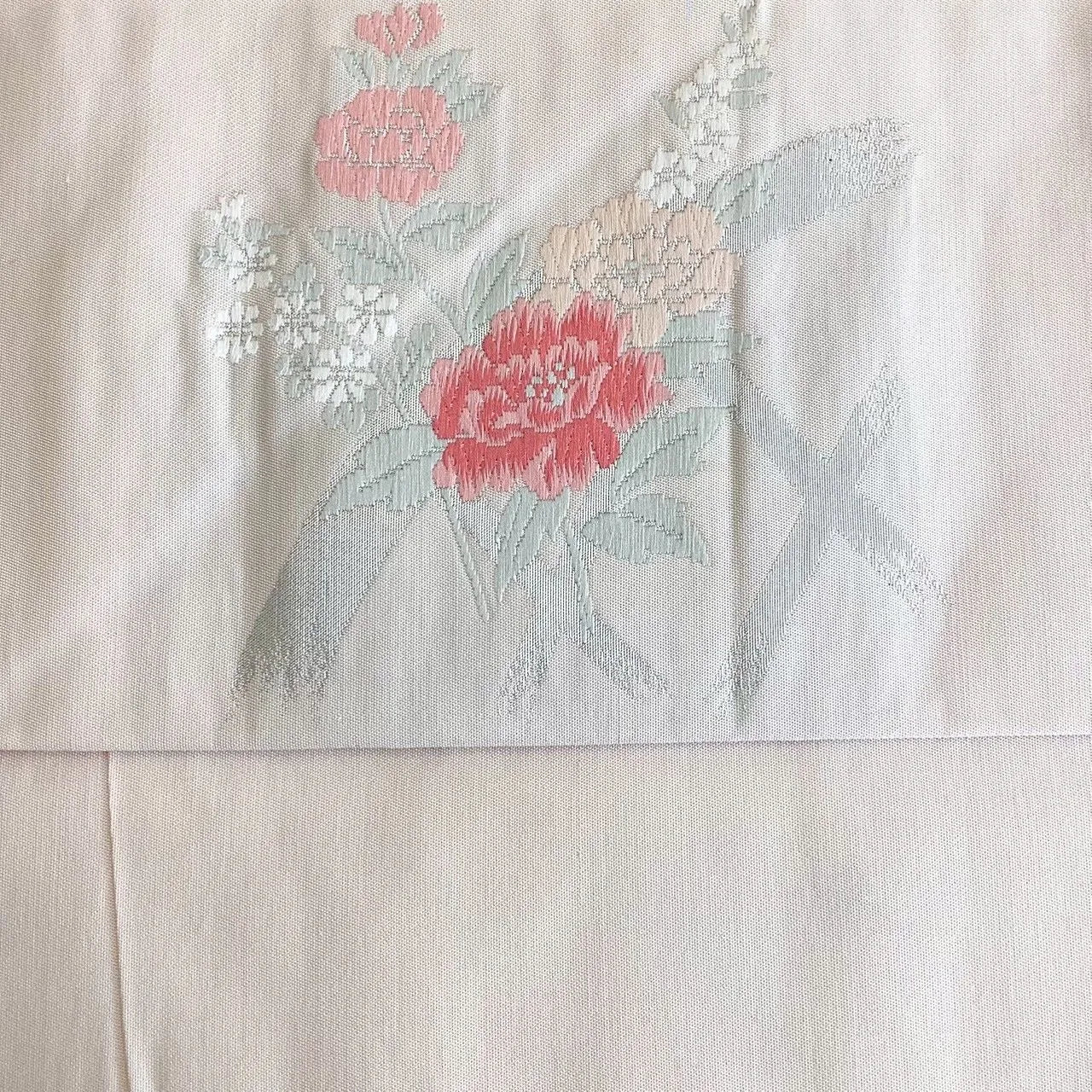 5753# Japanese Vintage Nagoya Obi Belt Kimono Fabric Silk Traditional