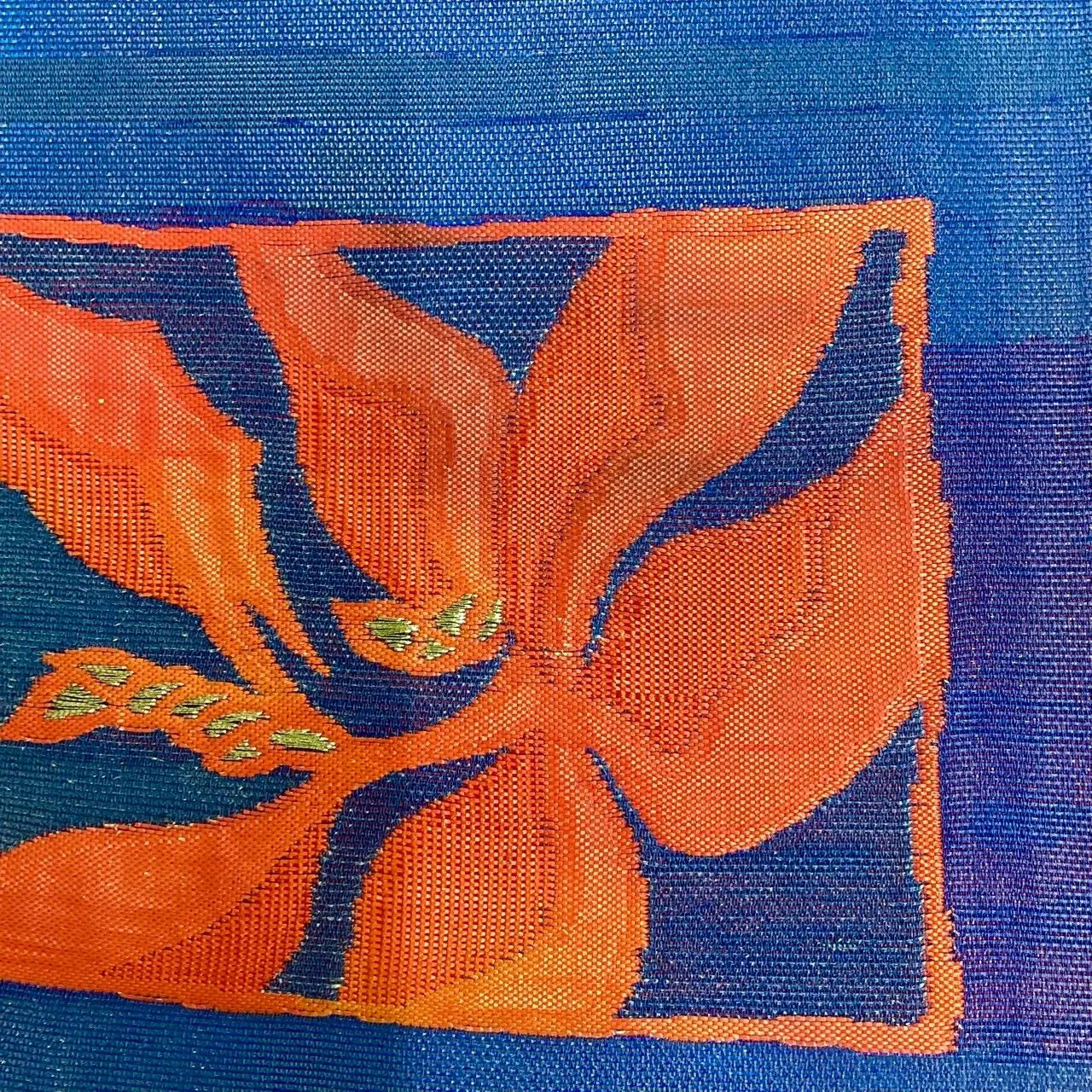 5763# Japanese Vintage Nagoya Obi Belt Kimono Fabric Silk Traditional Summer