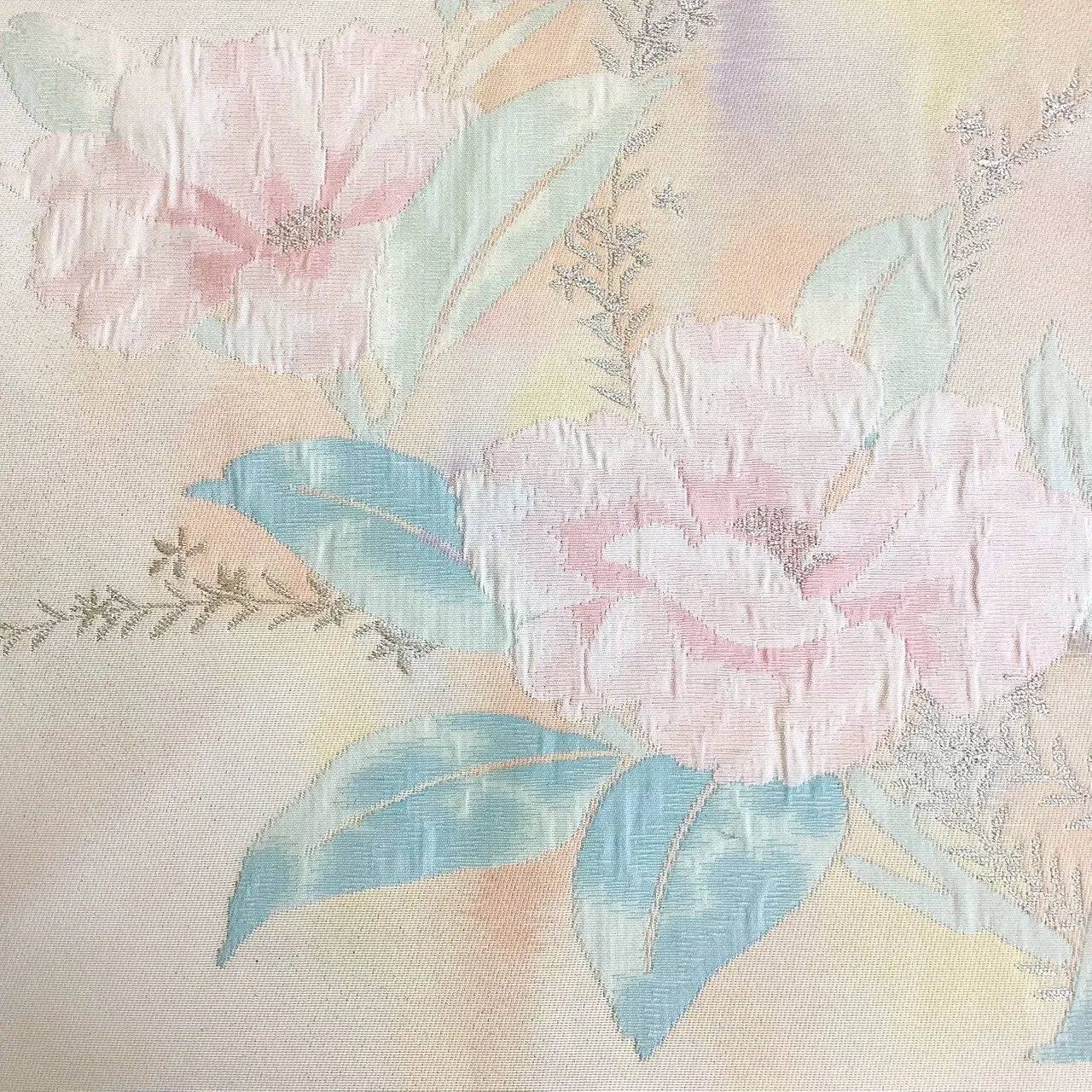 5765# Japanese Vintage Nagoya Obi Belt Kimono Fabric Silk Traditional