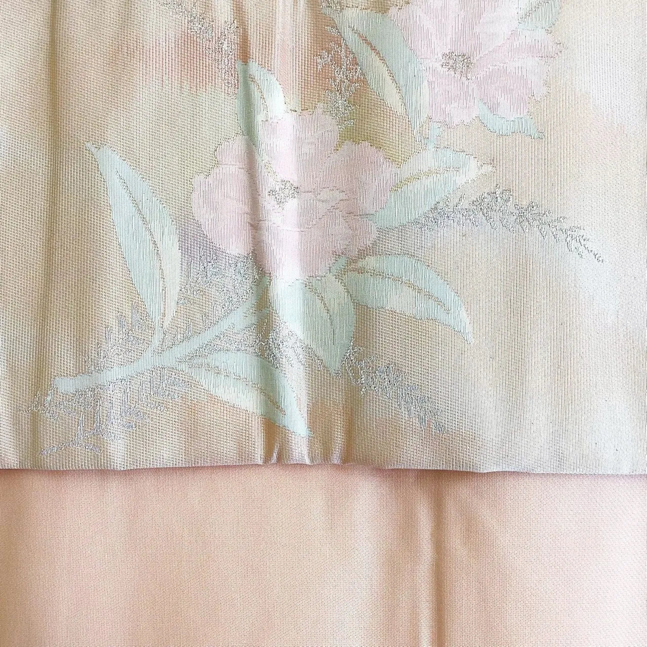 5765# Japanese Vintage Nagoya Obi Belt Kimono Fabric Silk Traditional