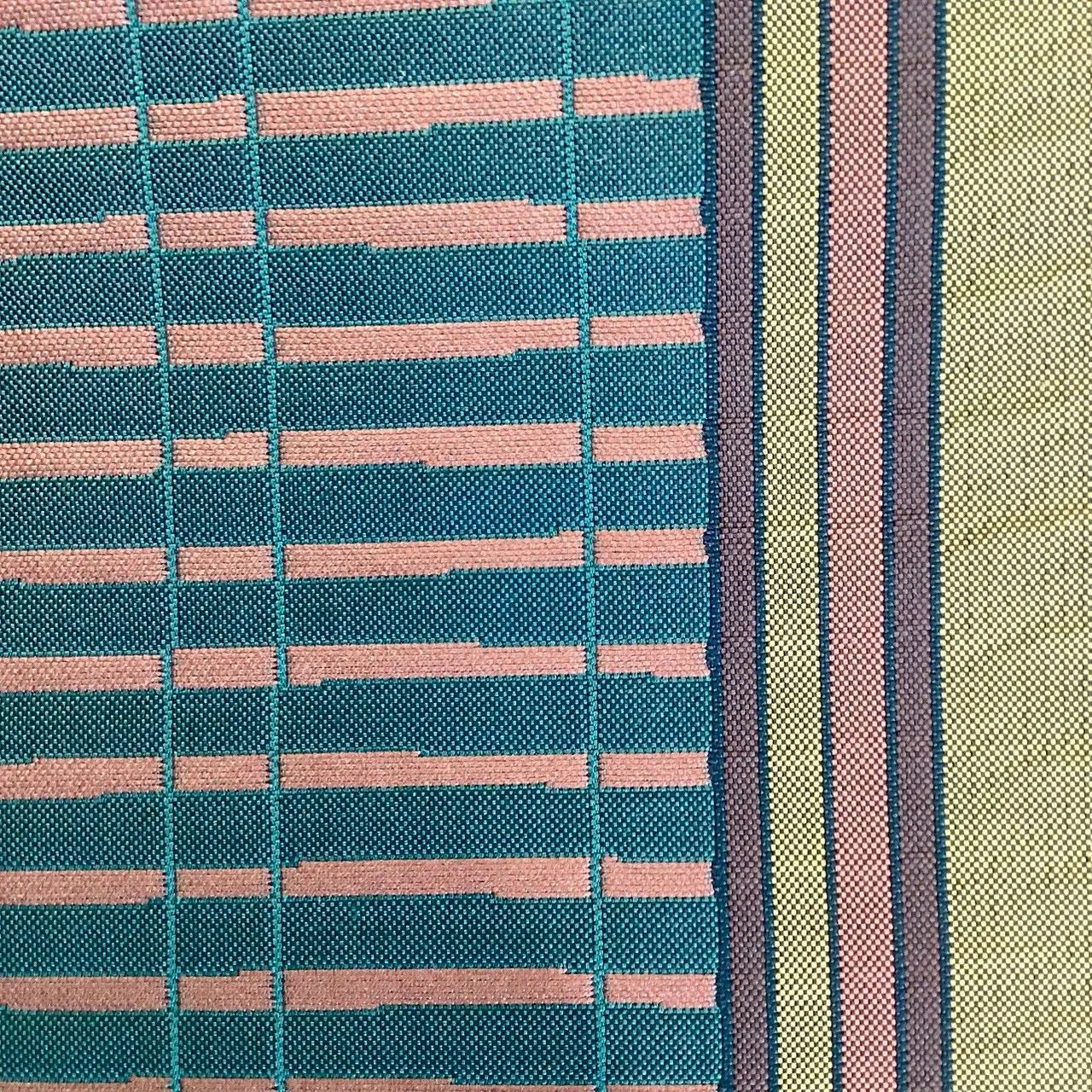 5766# Japanese Vintage Nagoya Obi Belt Kimono Fabric Silk Traditional