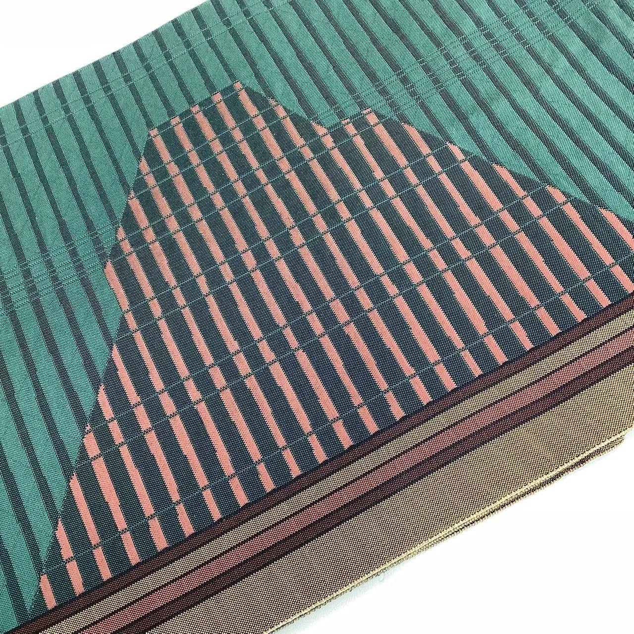 5766# Japanese Vintage Nagoya Obi Belt Kimono Fabric Silk Traditional