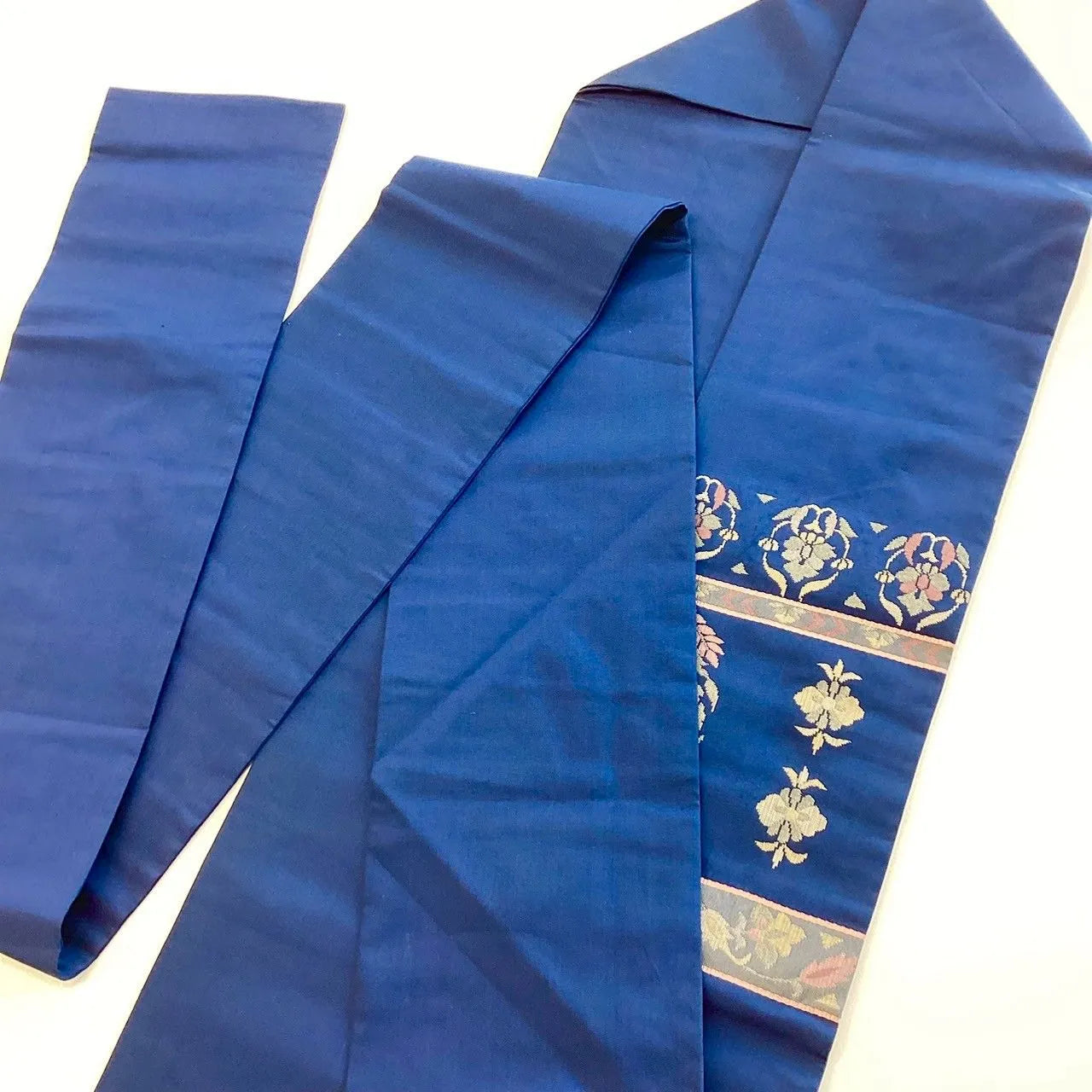 5767# Japanese Vintage Nagoya Obi Belt Kimono Fabric Silk Traditional