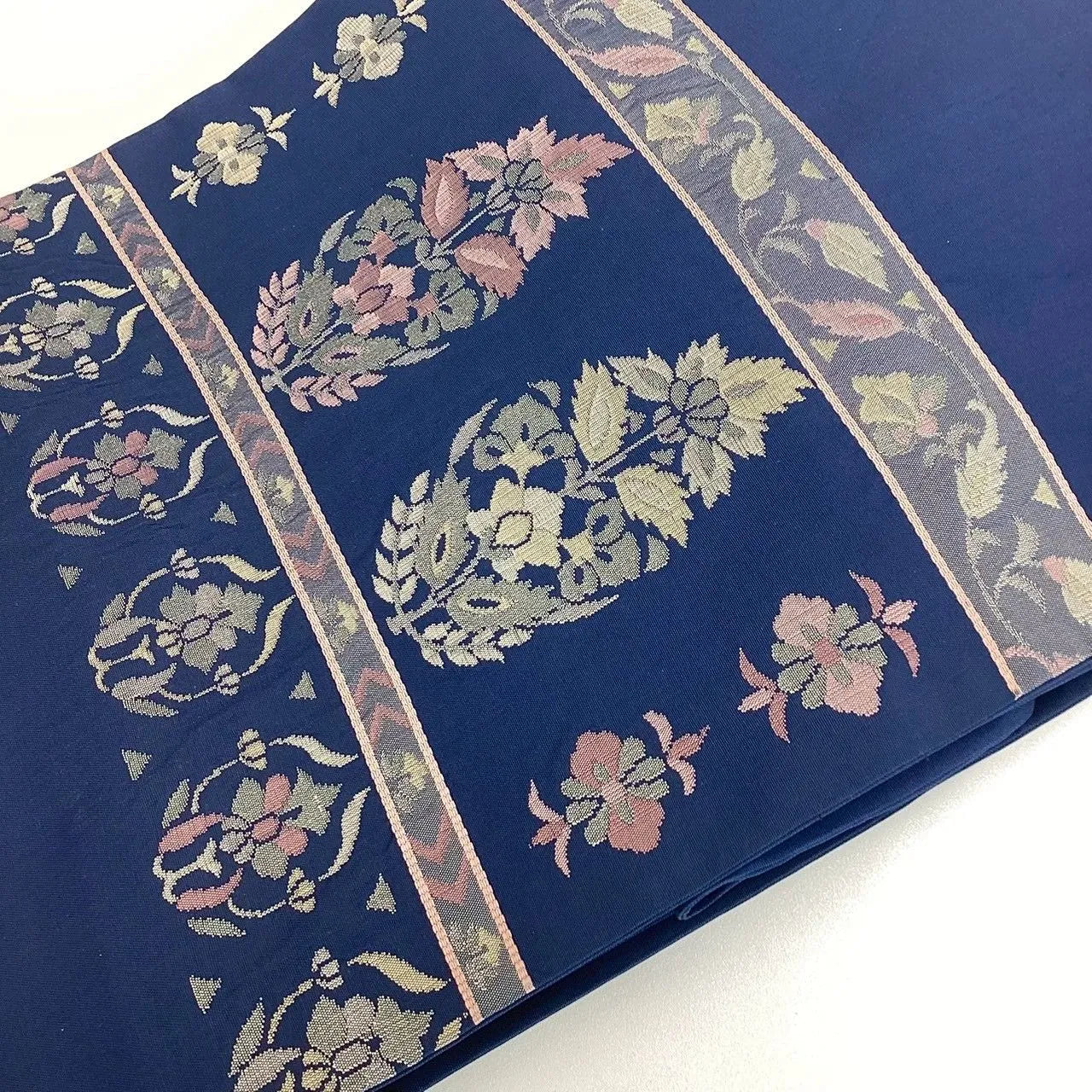 5767# Japanese Vintage Nagoya Obi Belt Kimono Fabric Silk Traditional