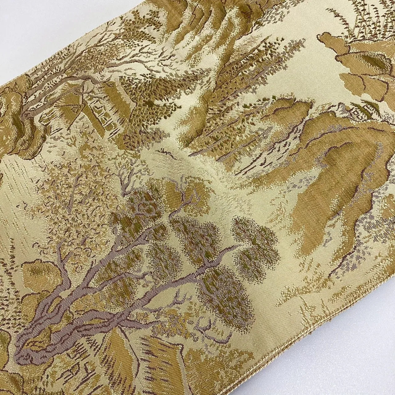 5769# Japanese Vintage Nagoya Obi Belt Kimono Fabric Silk Traditional