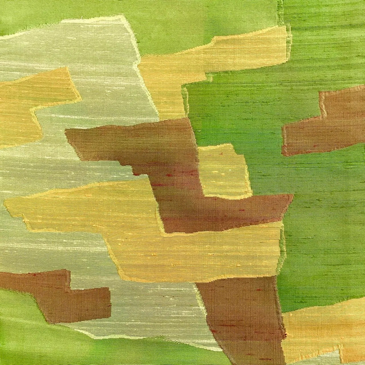 5774# Japanese Vintage Nagoya Obi Belt Kimono Fabric Silk Traditional