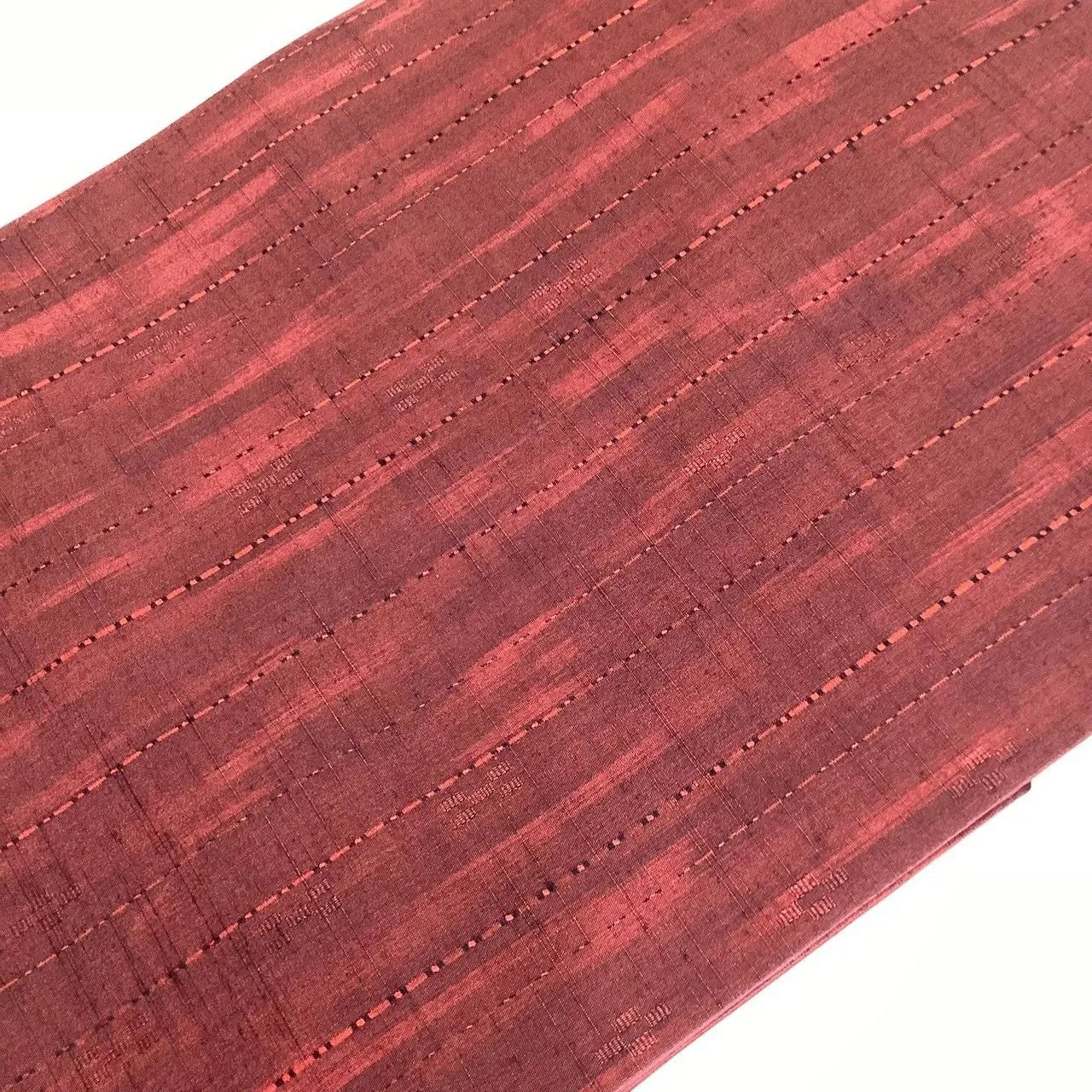 5776# Japanese Vintage Nagoya Obi Belt Kimono Pongee Fabric Silk Traditional