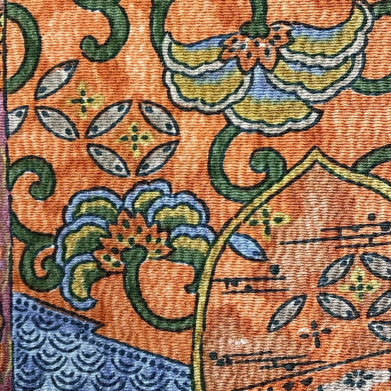 5777# Japanese Vintage Nagoya Obi Belt Kimono Fabric Silk Traditional