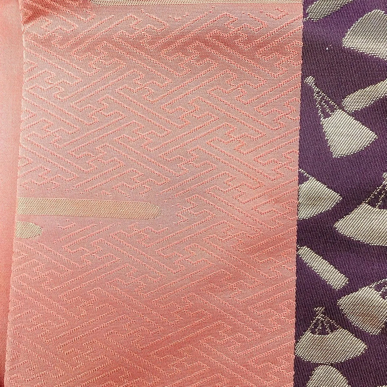 5780# Japanese Vintage Nagoya Obi Belt Kimono Fabric Silk Traditional