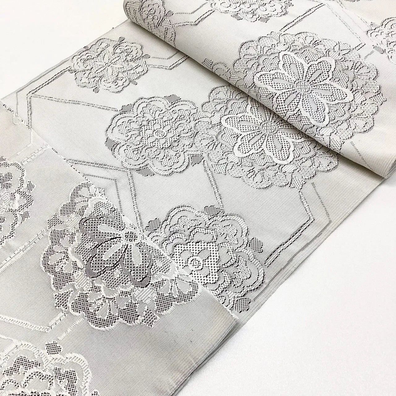 5781# Japanese Vintage Nagoya Obi Belt Kimono Fabric Silk Traditional