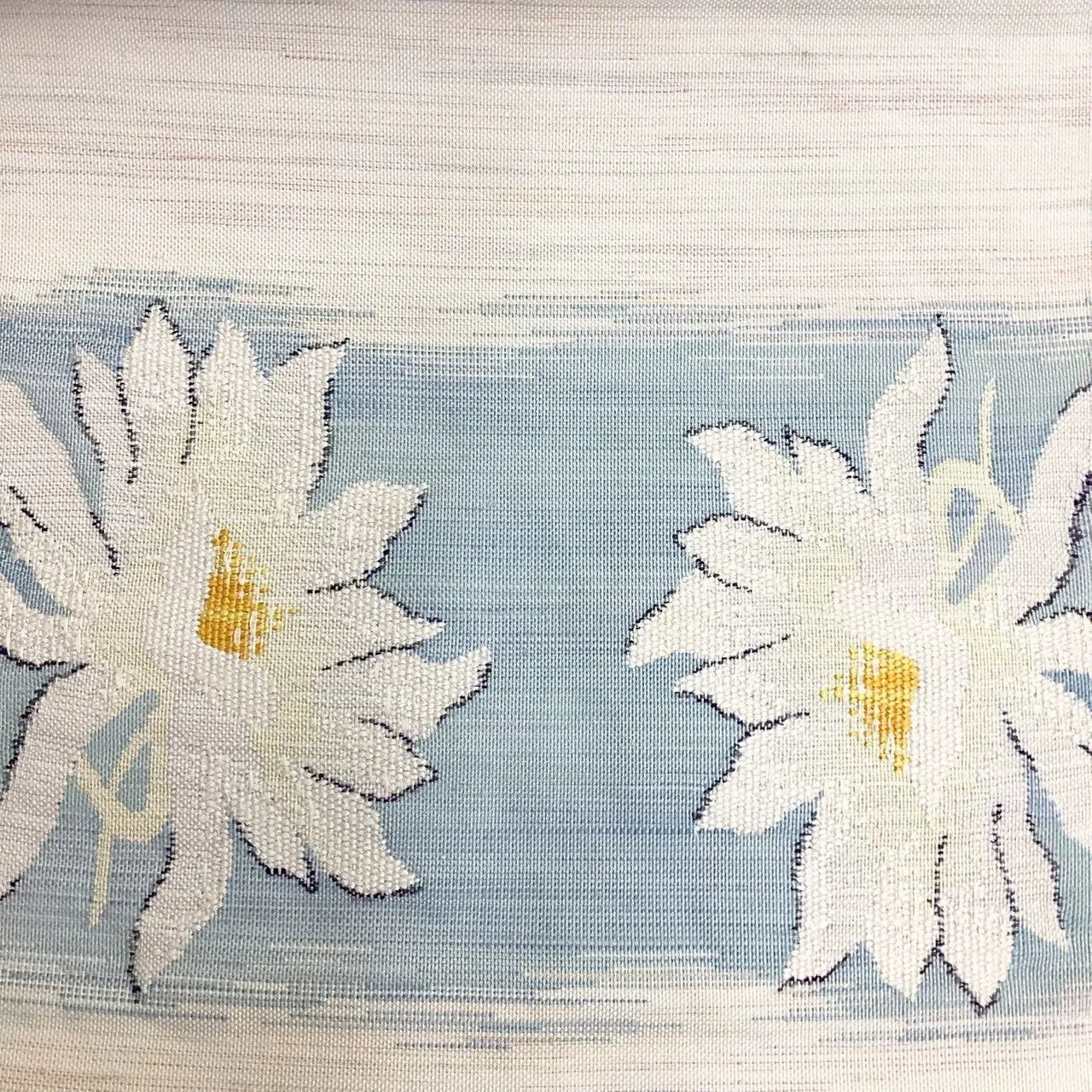 5783# Japanese Vintage Nagoya Obi Belt Kimono Pongee Fabric Silk Traditional