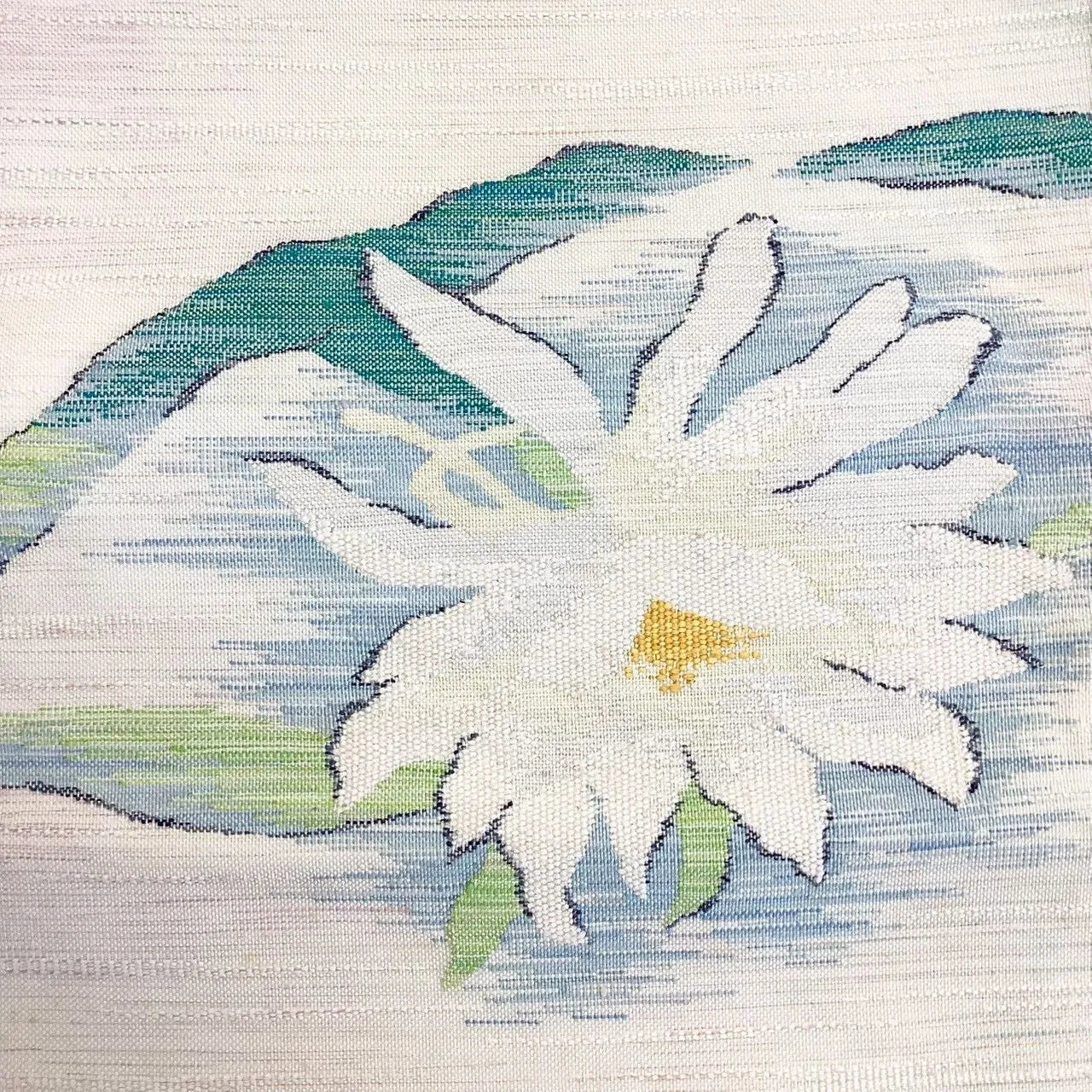 5783# Japanese Vintage Nagoya Obi Belt Kimono Pongee Fabric Silk Traditional