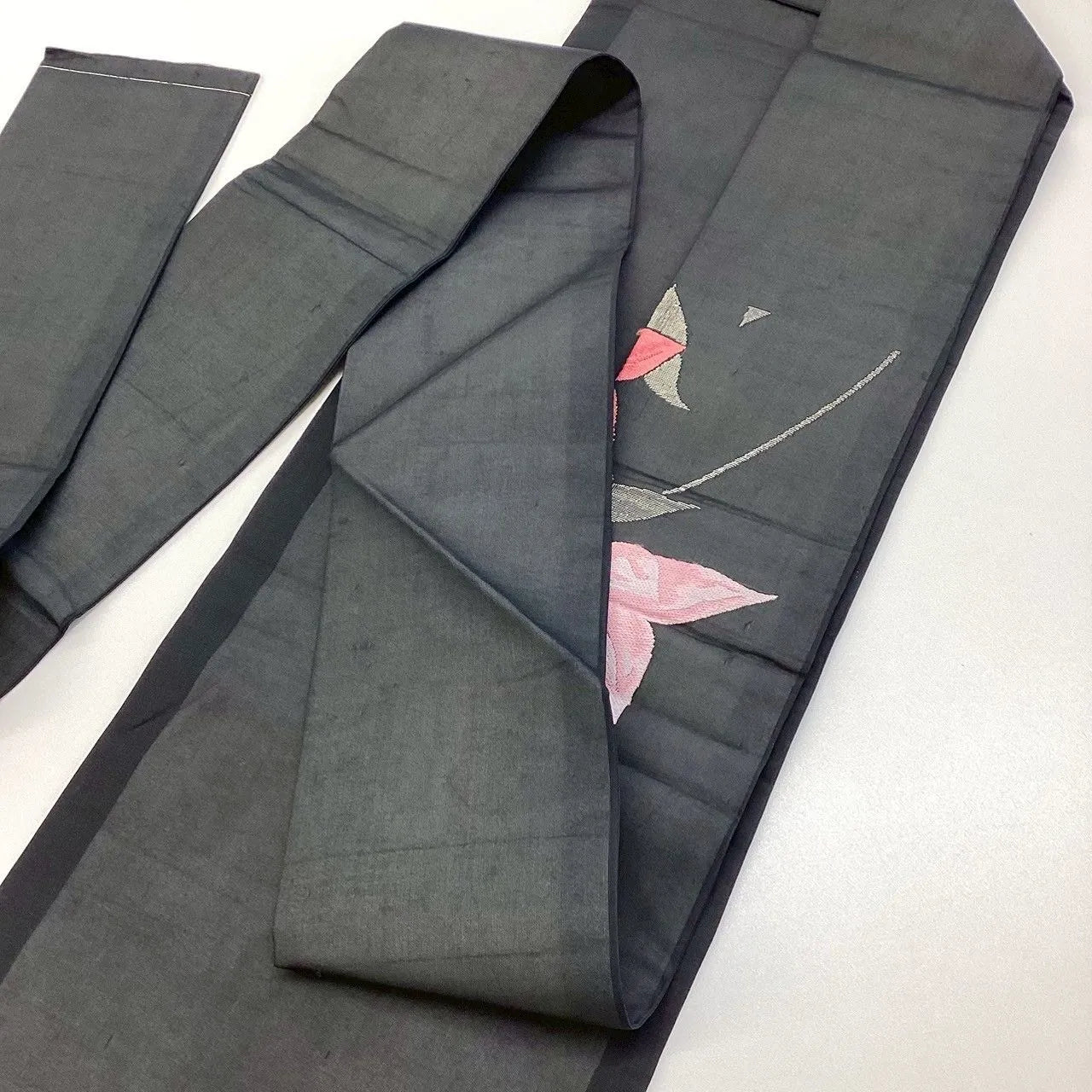 5788# Japanese Vintage Nagoya Obi Belt Kimono Fabric Silk Traditional Summer