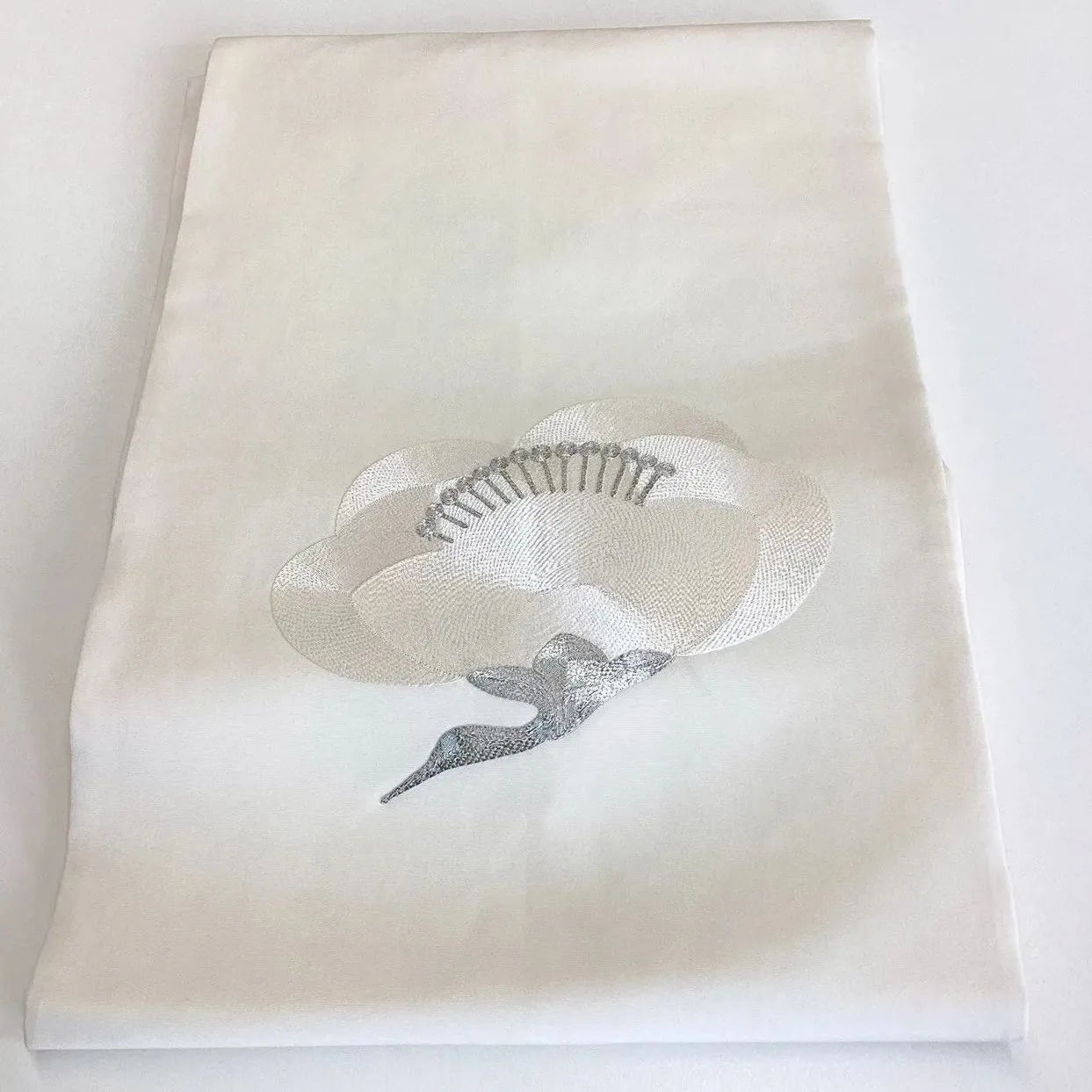 5758# Japanese Vintage Nagoya Obi Belt Kimono Fabric Silk Traditional Embroidery