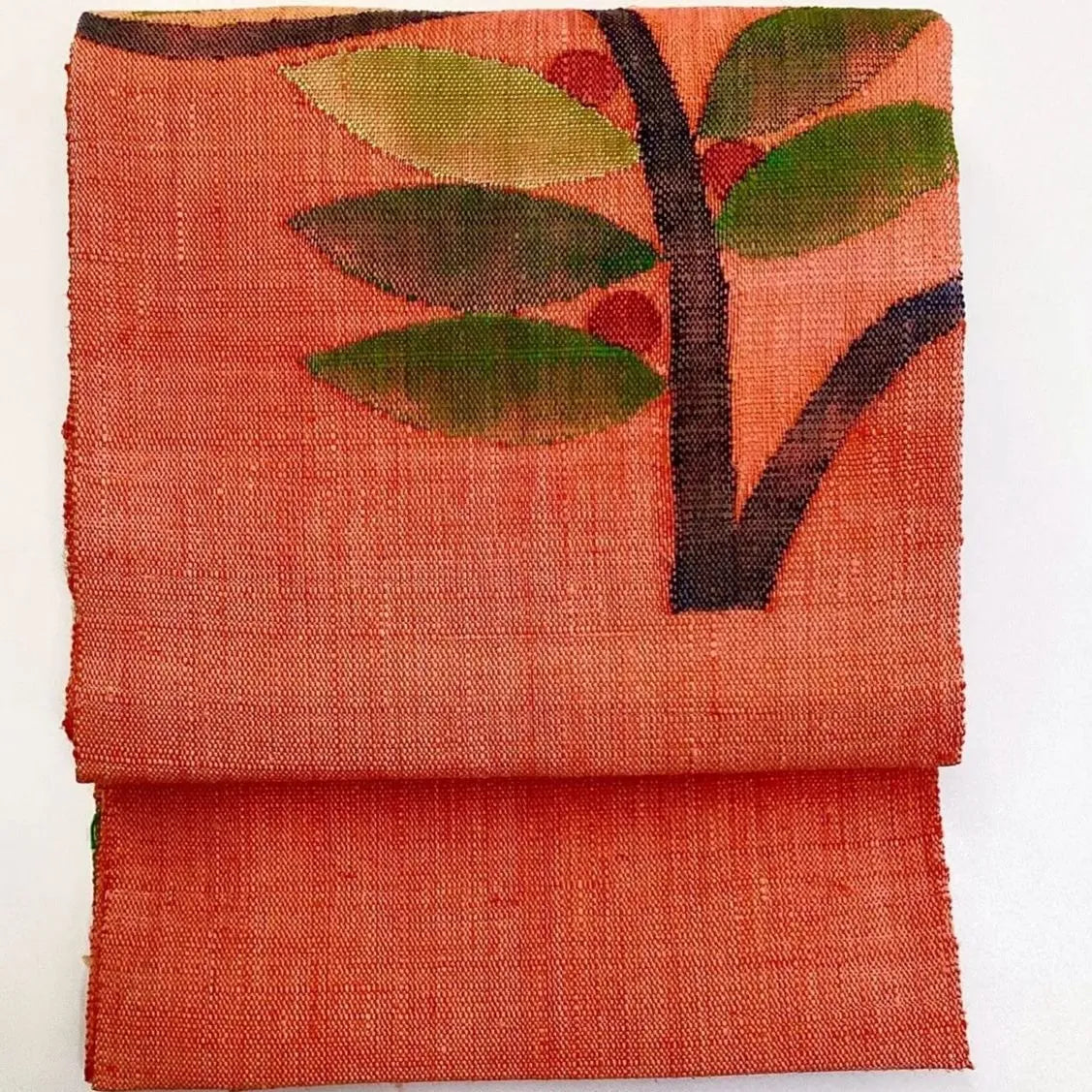 5759# Japanese Vintage Nagoya Obi Belt Kimono Pongee Fabric Silk Traditional