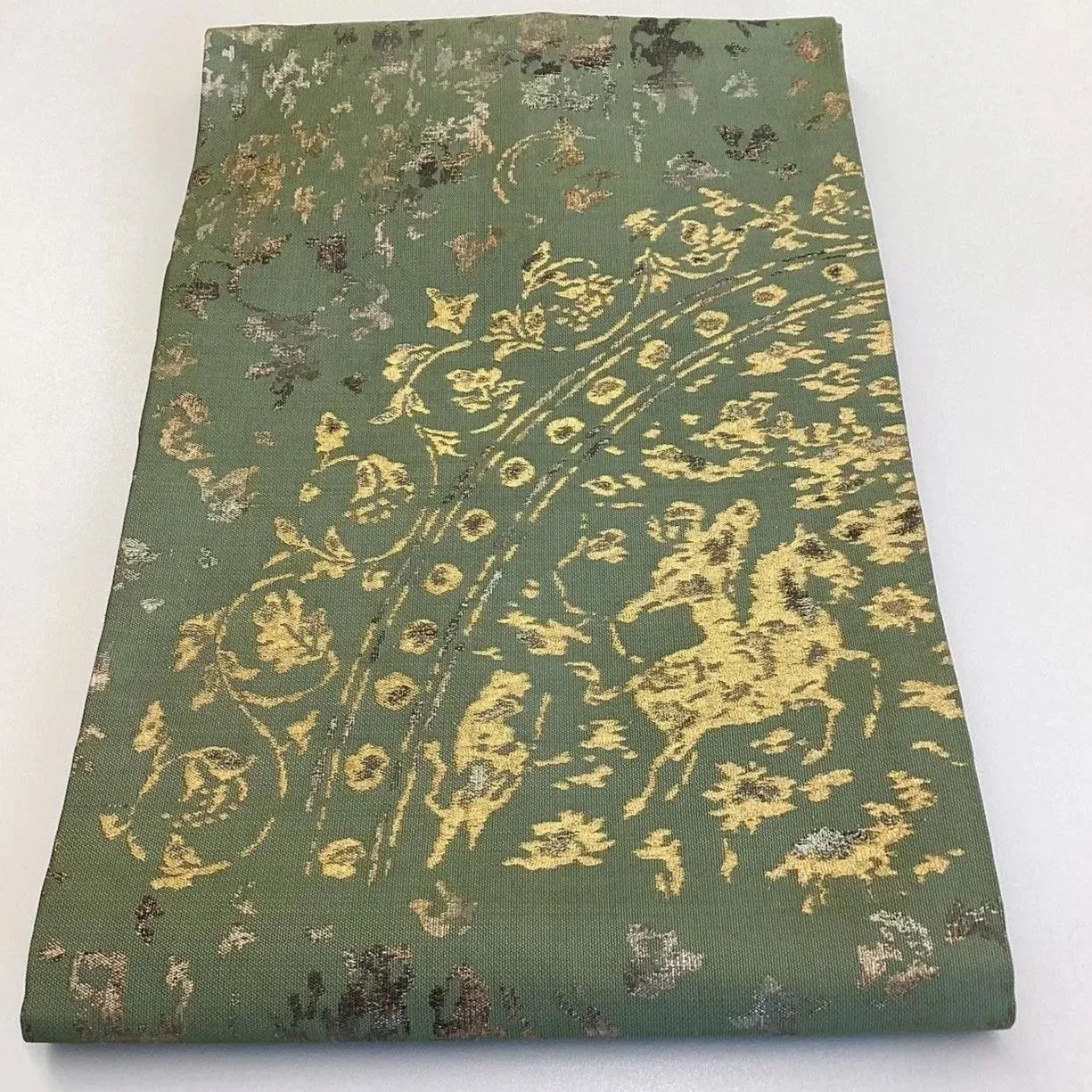 5760# Japanese Vintage Nagoya Obi Belt Kimono Fabric Silk Traditional