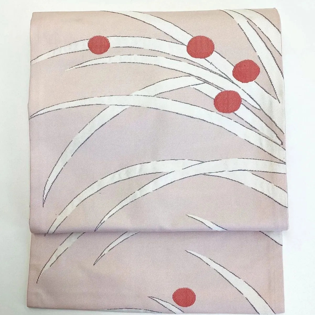 5761# Japanese Vintage Nagoya Obi Belt Kimono Fabric Silk Traditional