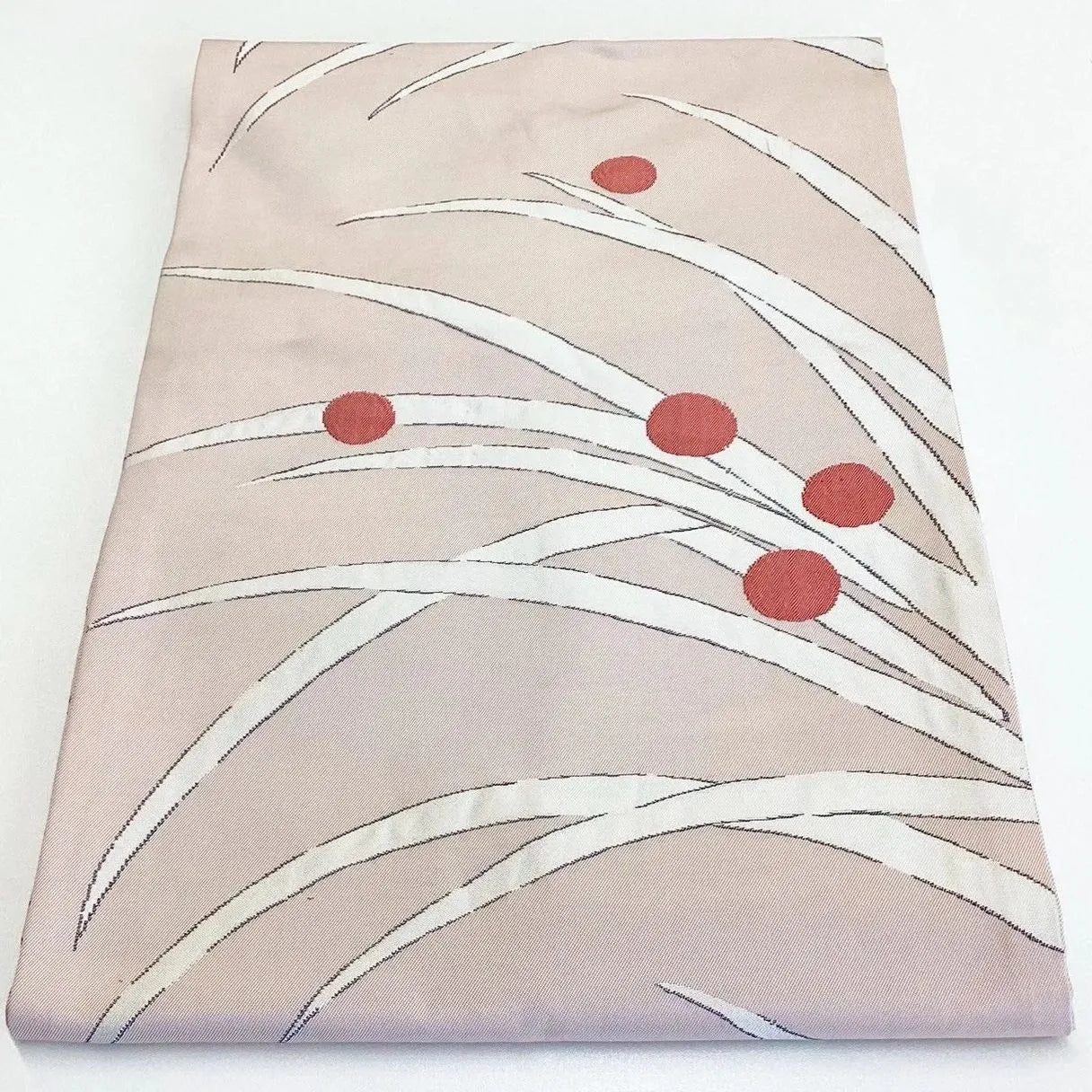 5761# Japanese Vintage Nagoya Obi Belt Kimono Fabric Silk Traditional