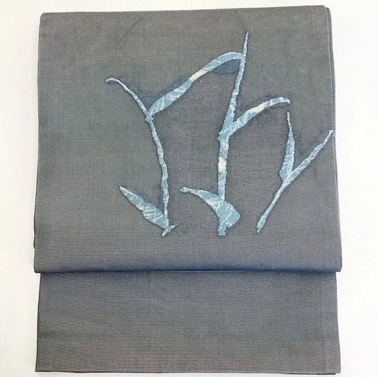 5762# Japanese Vintage Nagoya Obi Belt Kimono Fabric Silk Traditional Summer