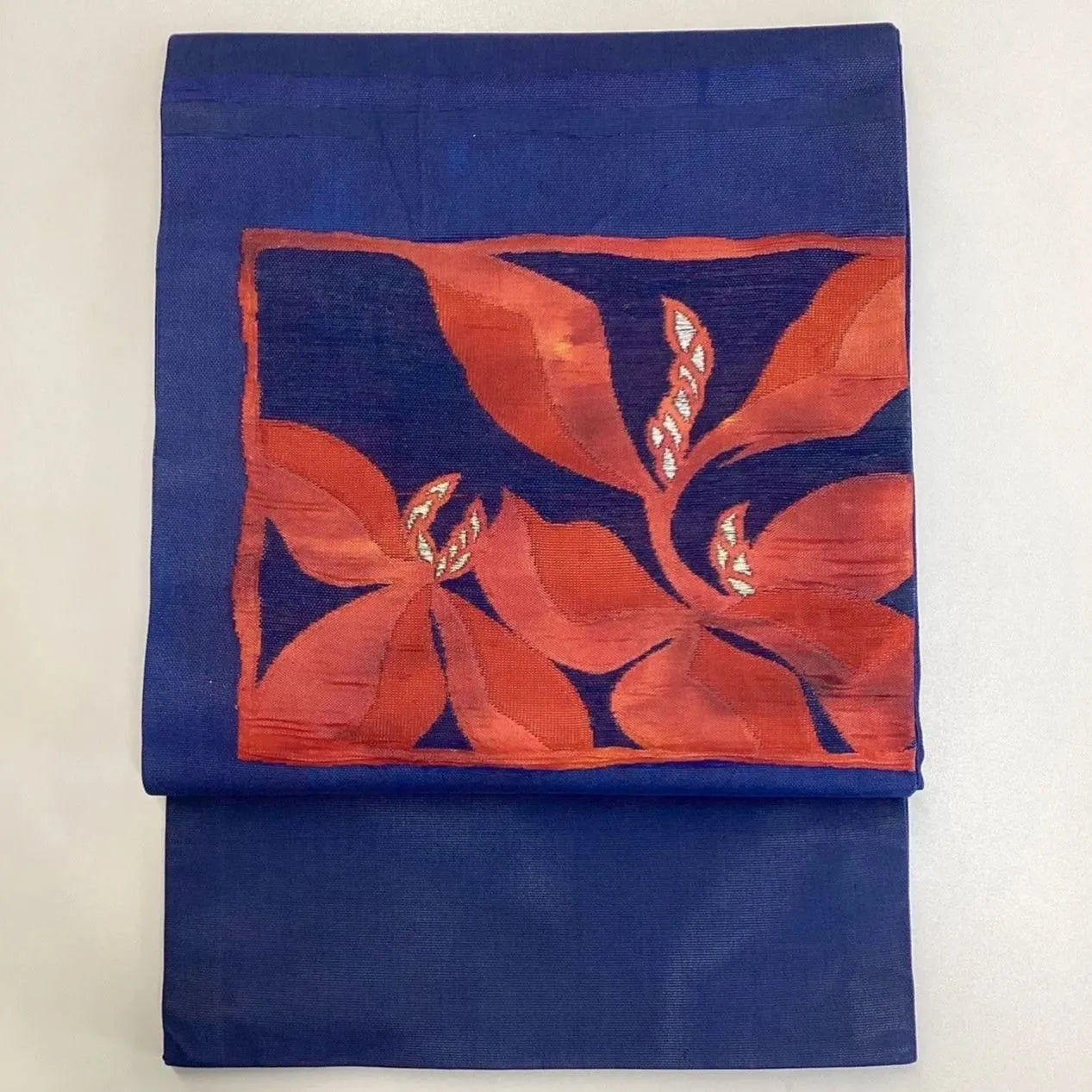 5763# Japanese Vintage Nagoya Obi Belt Kimono Fabric Silk Traditional Summer