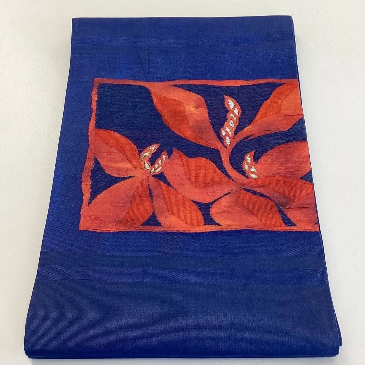 5763# Japanese Vintage Nagoya Obi Belt Kimono Fabric Silk Traditional Summer