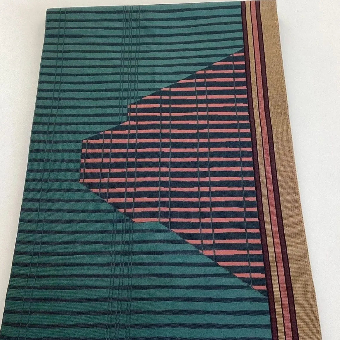 5766# Japanese Vintage Nagoya Obi Belt Kimono Fabric Silk Traditional