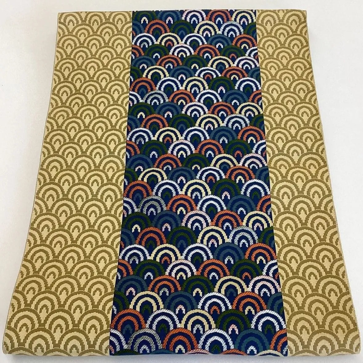 5768# Japanese Vintage Nagoya Obi Belt Kimono Fabric Silk Traditional Embroidery