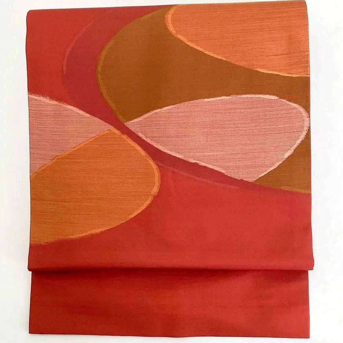 5773# Japanese Vintage Nagoya Obi Belt Kimono Fabric Silk Traditional