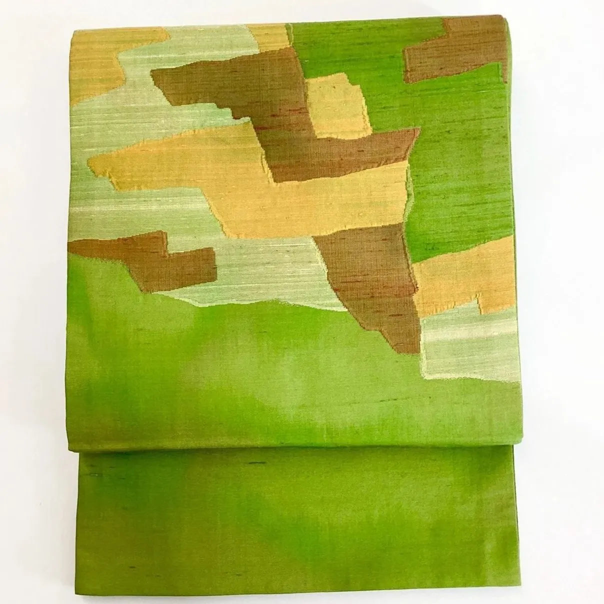 5774# Japanese Vintage Nagoya Obi Belt Kimono Fabric Silk Traditional