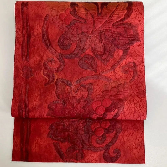 5775# Japanese Vintage Nagoya Obi Belt Kimono Fabric Silk Traditional