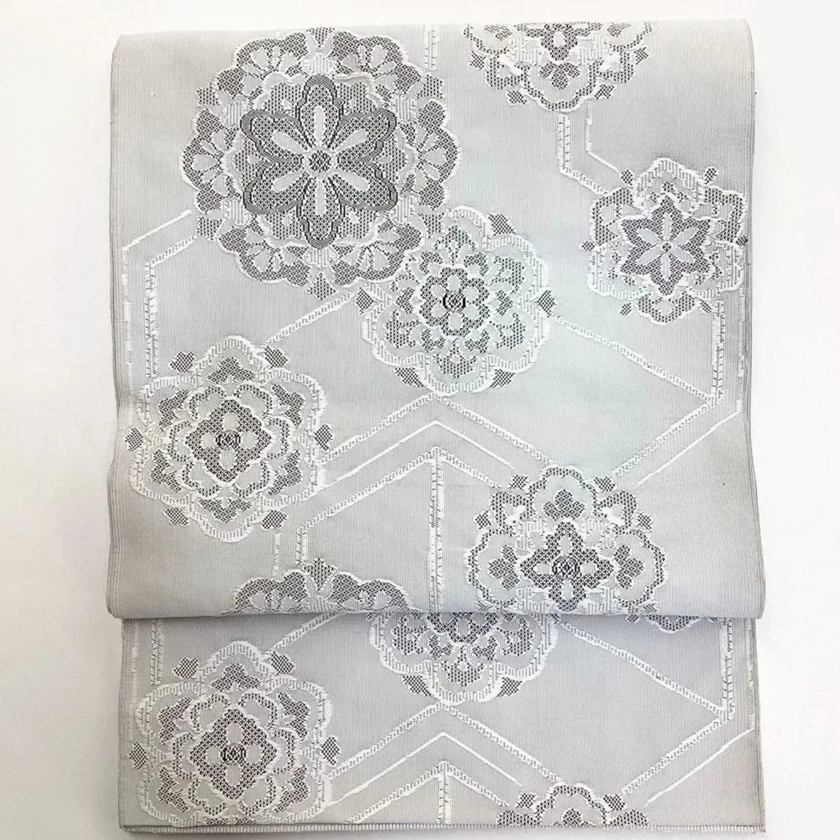 5781# Japanese Vintage Nagoya Obi Belt Kimono Fabric Silk Traditional