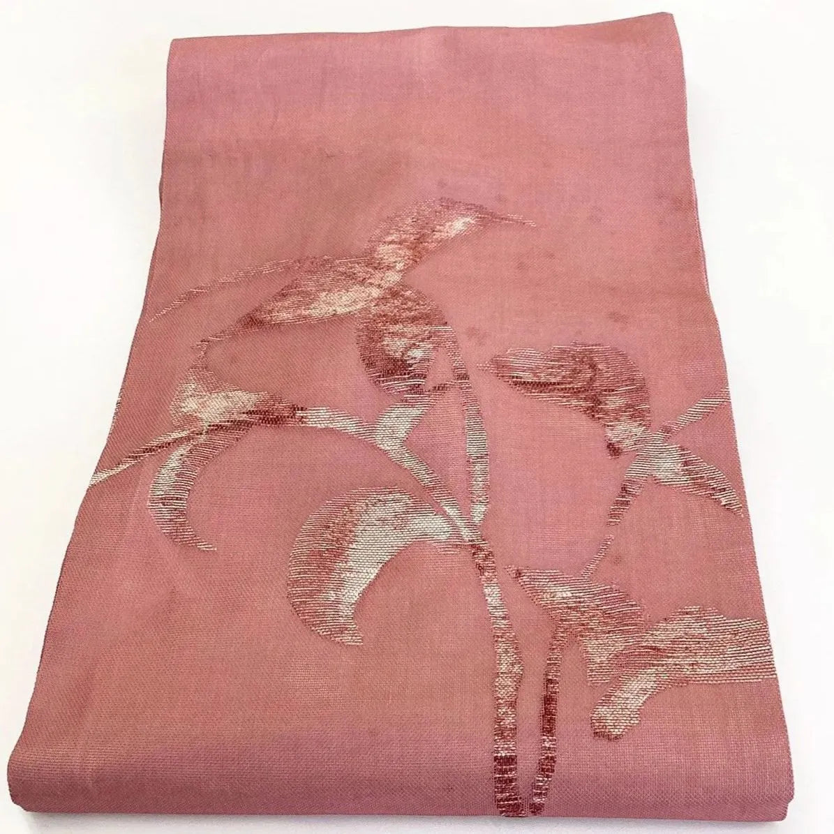 5787# Japanese Vintage Nagoya Obi Belt Kimono Fabric Silk Traditional Summer