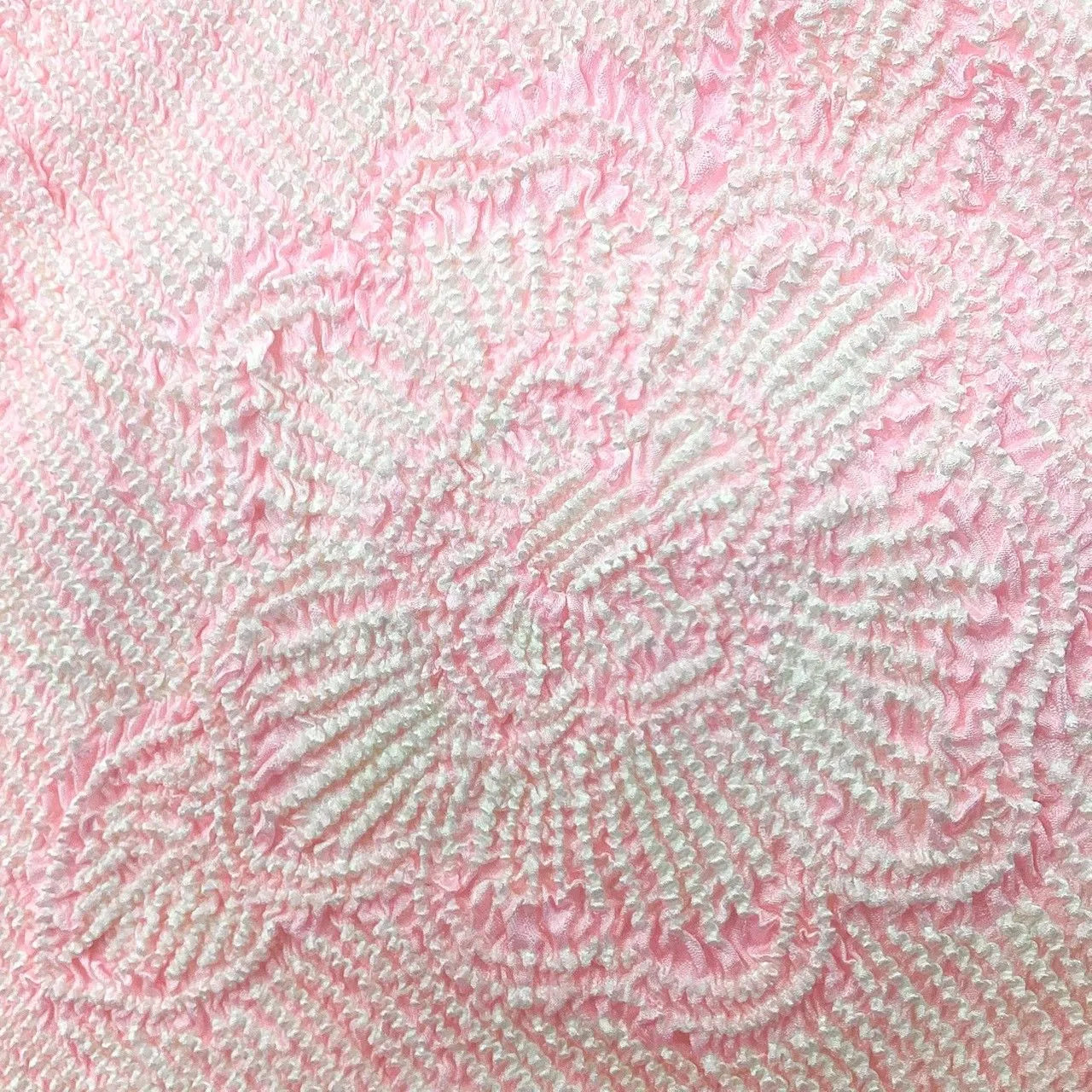 5860# Japanese Kimono Accessory Obiage and Obijime 2-piece Set Silk Shibori