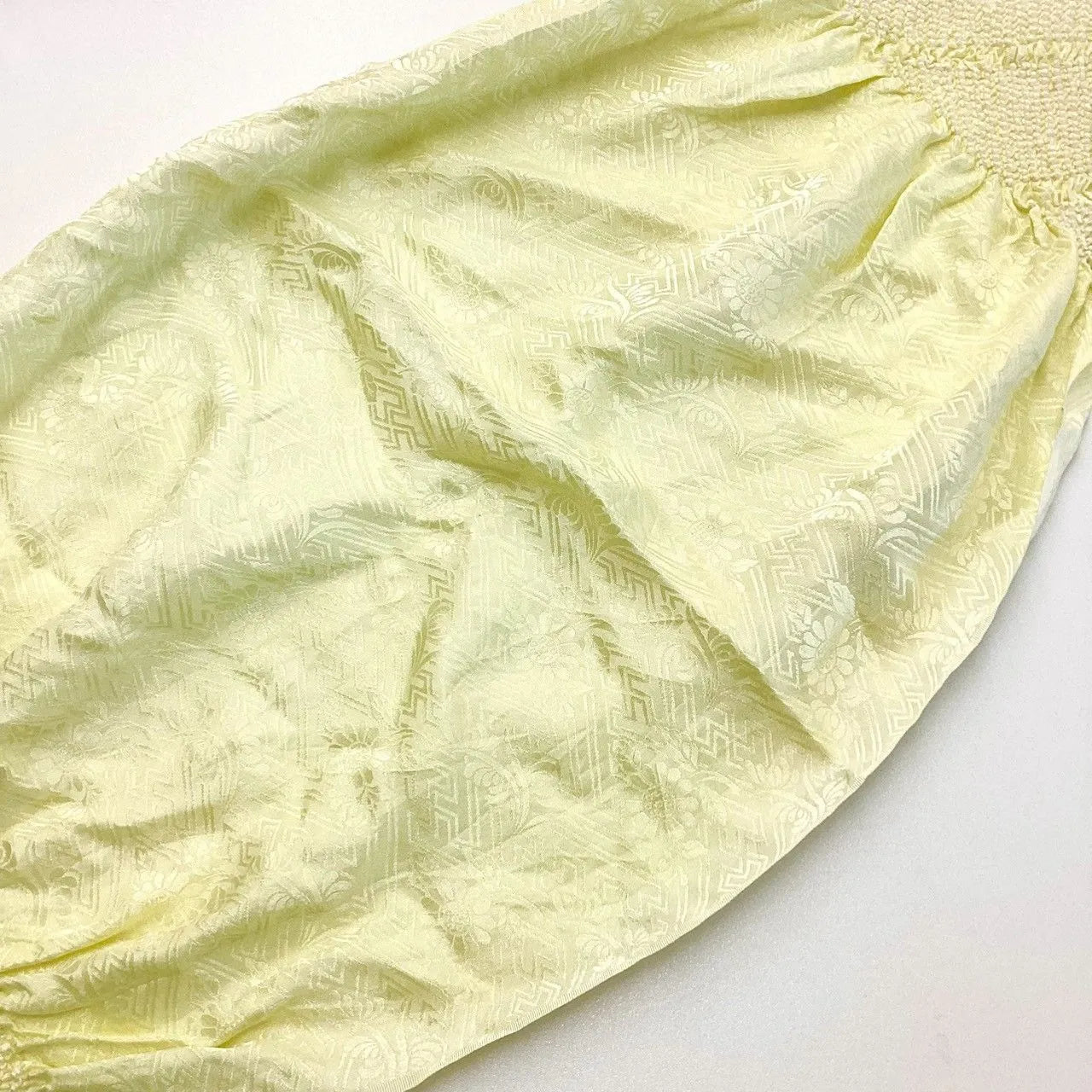 5861# Japanese Kimono Accessory Obiage and Obijime 2-piece Set Silk Shibori