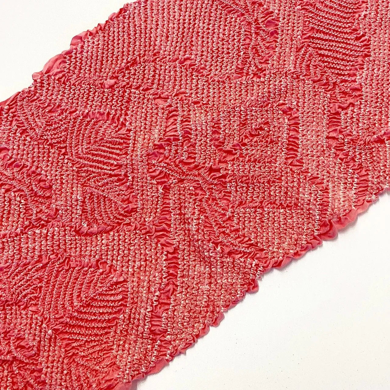 5863# Japanese Kimono Accessory Obiage and Obijime 2-piece Set Silk Shibori