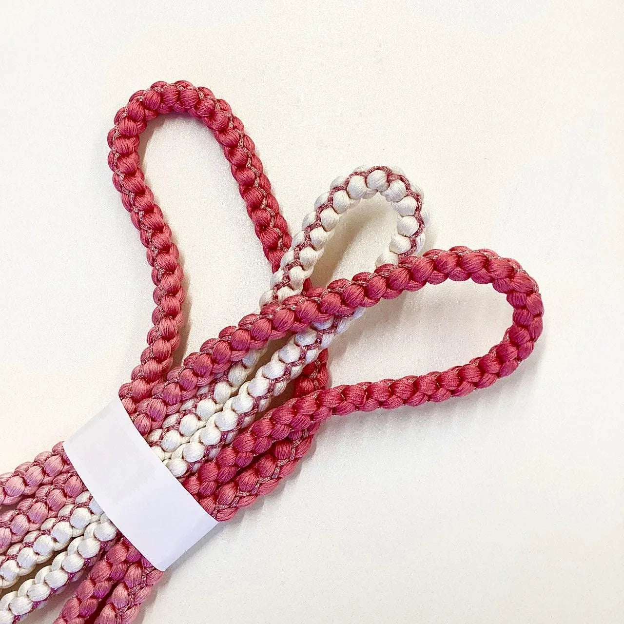 5864# Japanese Kimono Accessory Obiage and Obijime 2-piece Set Silk Shibori