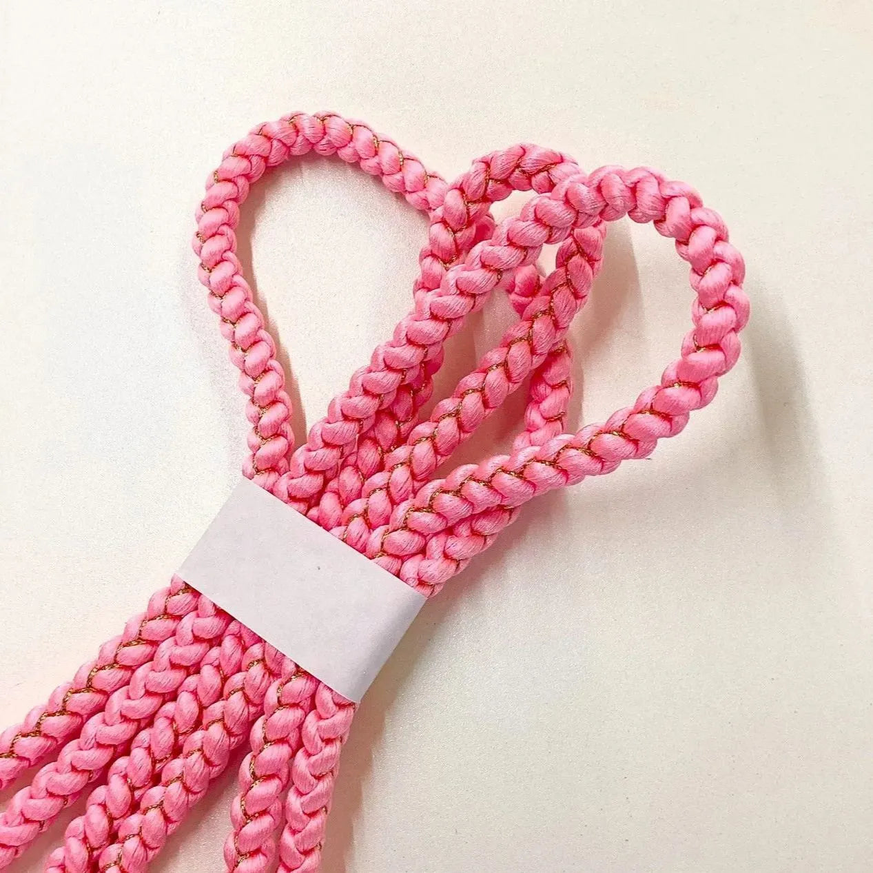 5860# Japanese Kimono Accessory Obiage and Obijime 2-piece Set Silk Shibori